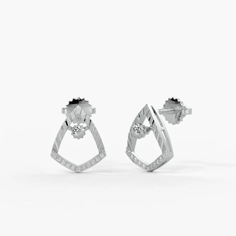 Tanvika Trikon Bead Earrings