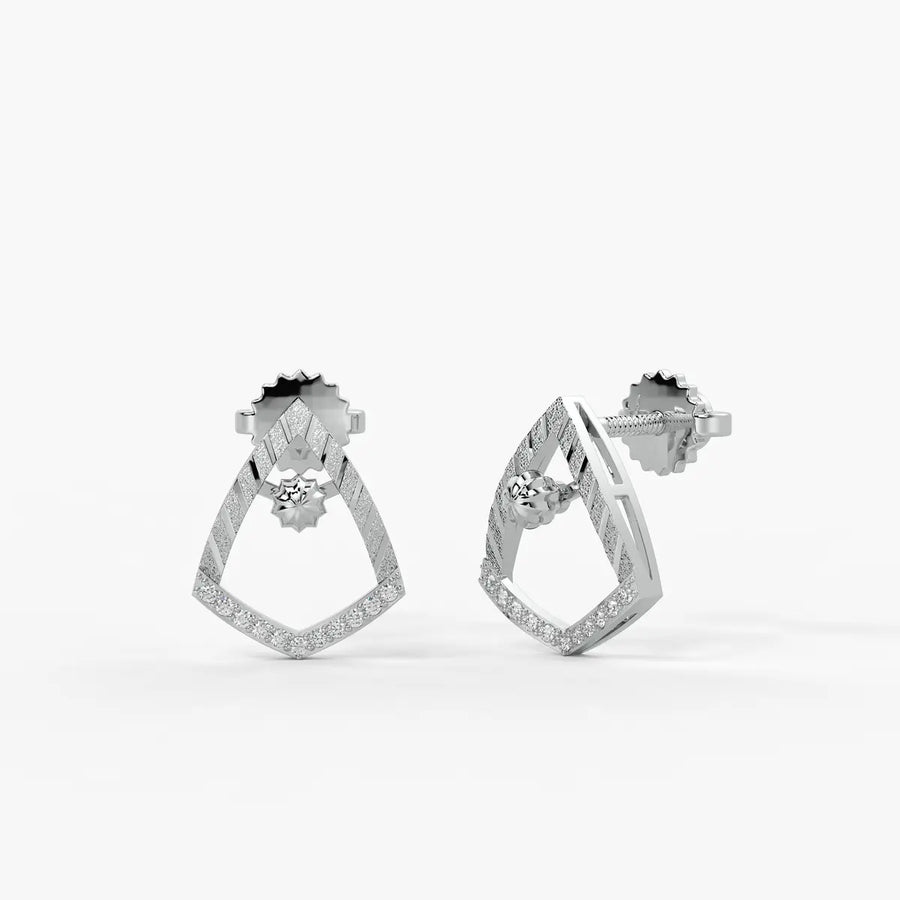 Tanvika Trikon Bead Earrings