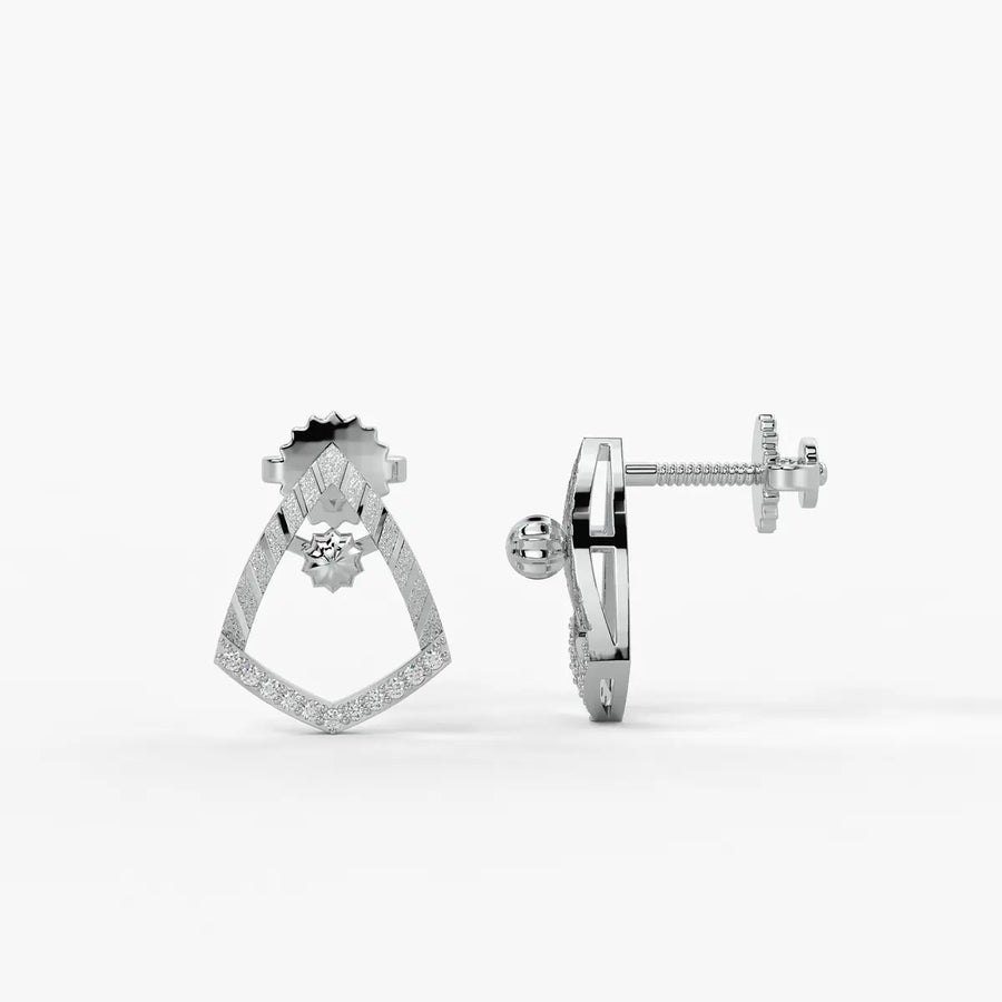 Tanvika Trikon Bead Earrings
