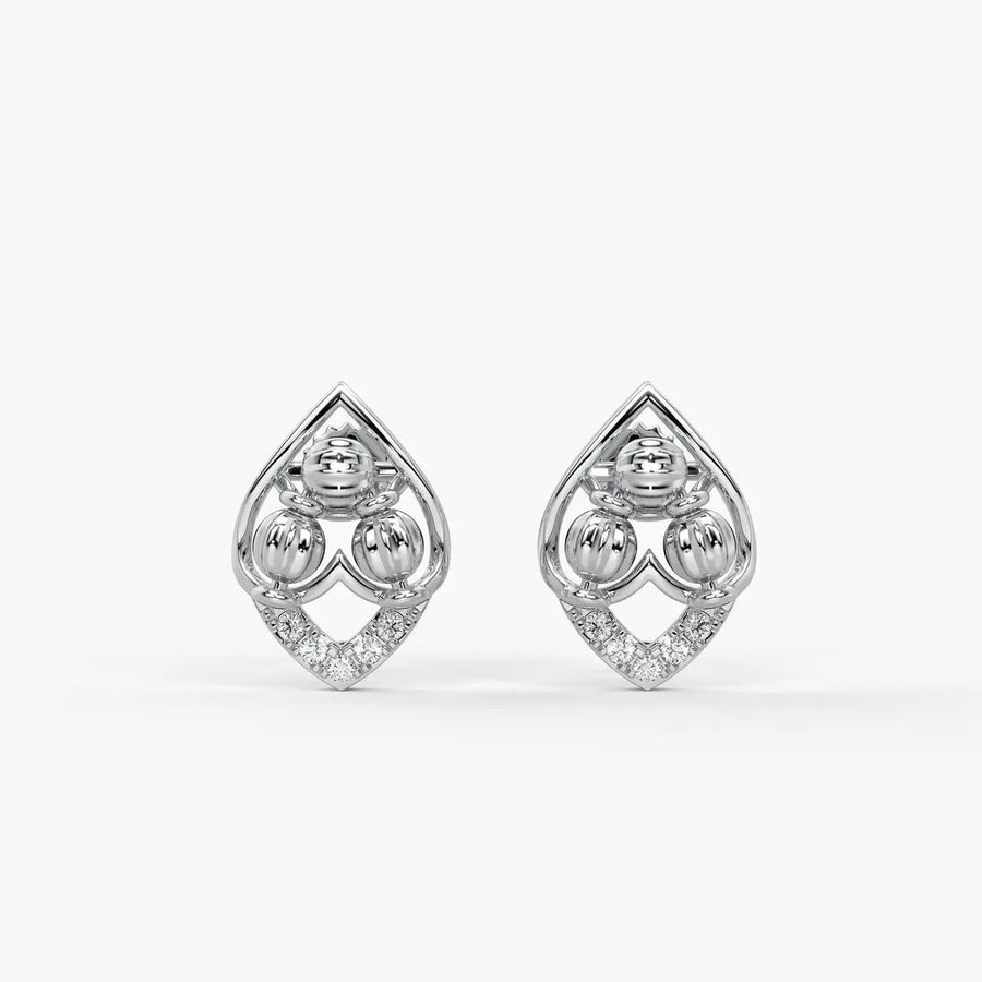 Tarini Bead Petal Earrings