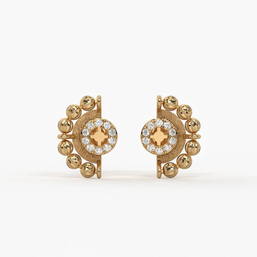 Orniva Bead Halo Earrings