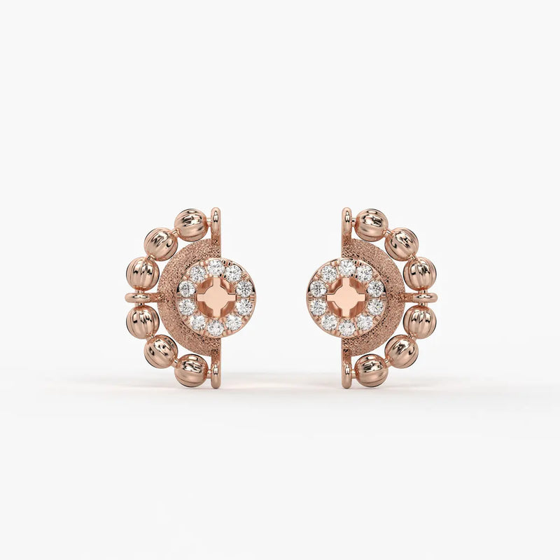 Orniva Bead Halo Earrings