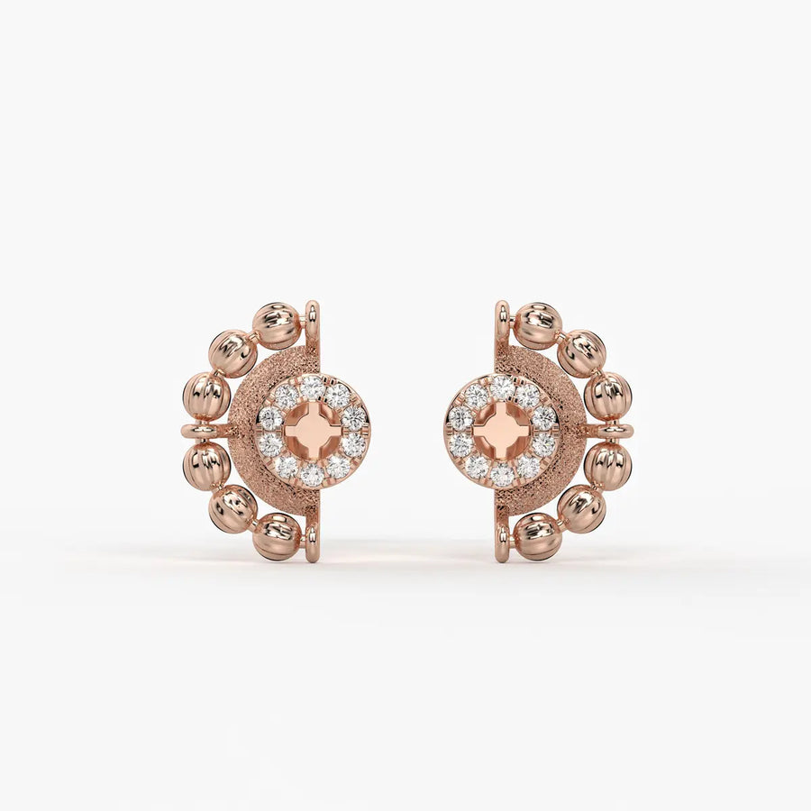 Orniva Bead Halo Earrings