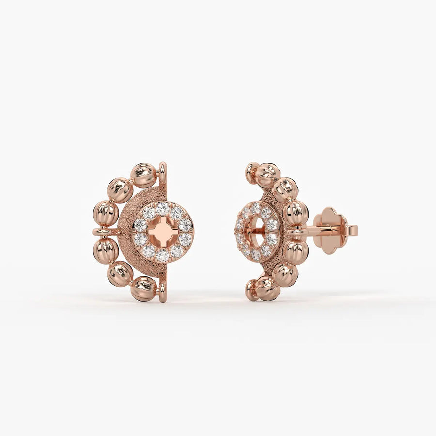 Orniva Bead Halo Earrings