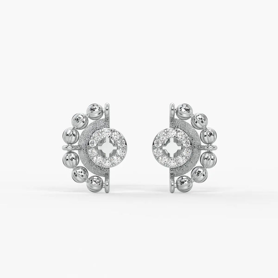 Orniva Bead Halo Earrings