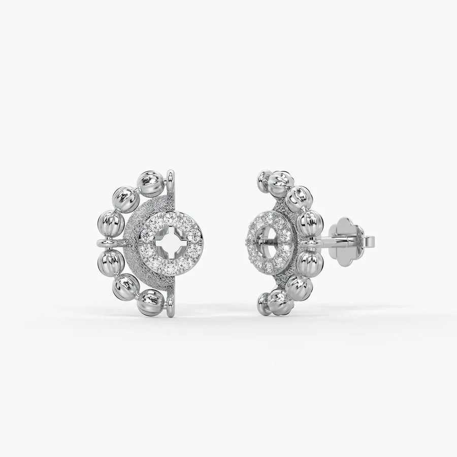 Orniva Bead Halo Earrings