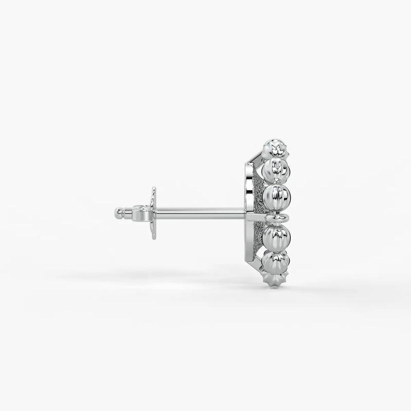 Orniva Bead Halo Earrings
