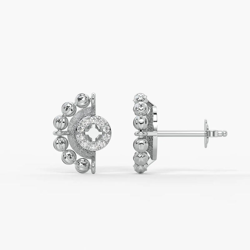 Orniva Bead Halo Earrings