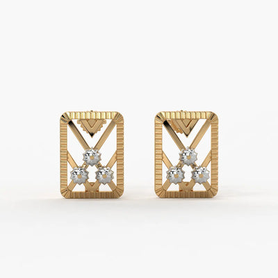 Avira Chevron Garden Earrings