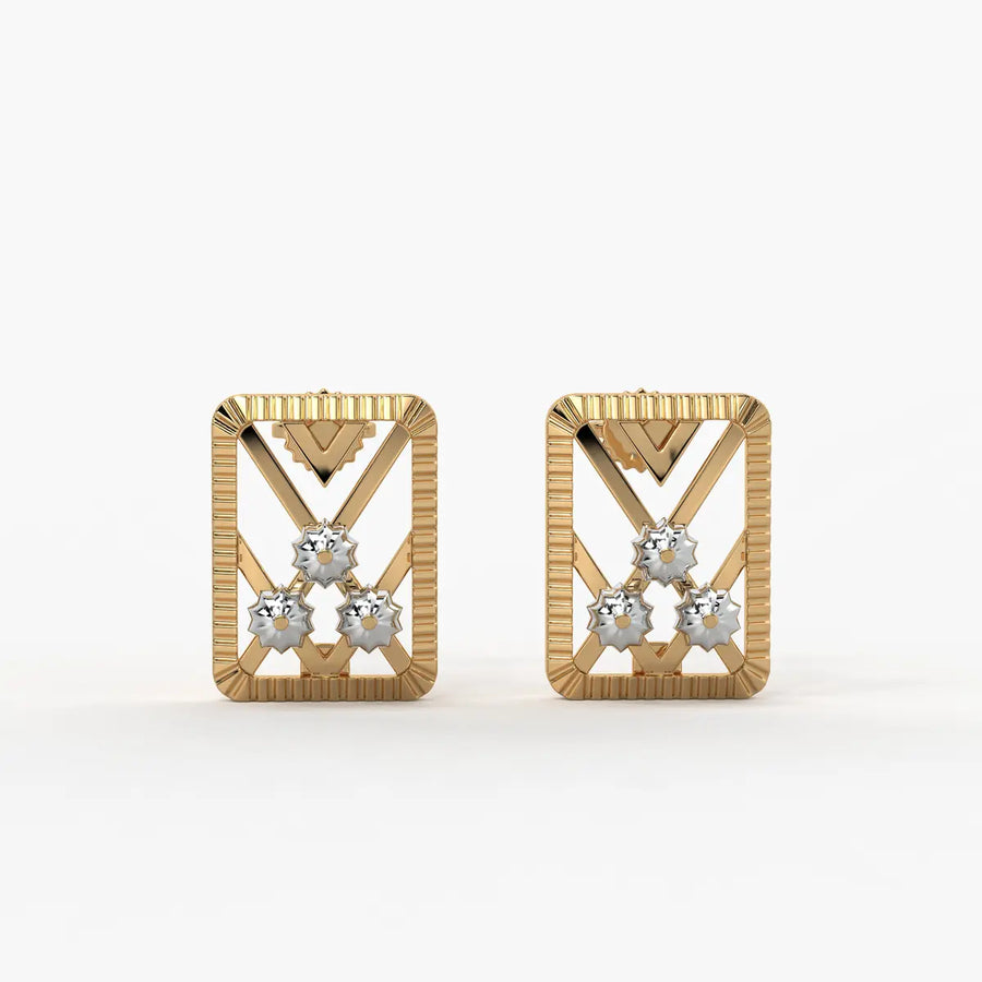 Avira Chevron Garden Earrings