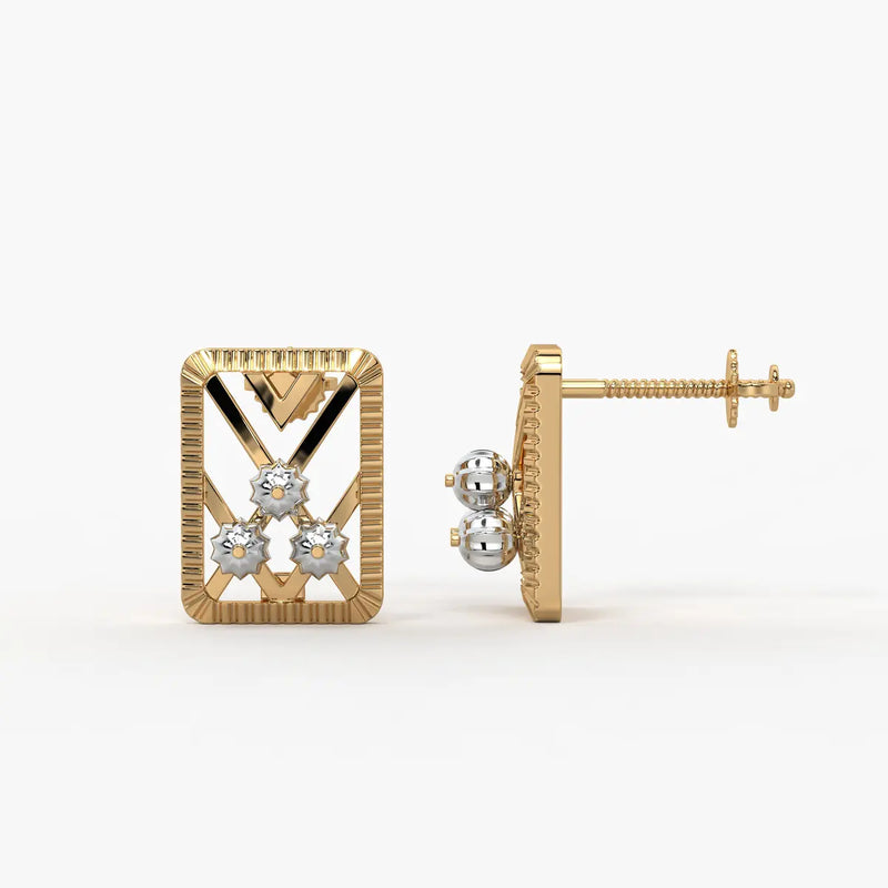 Avira Chevron Garden Earrings