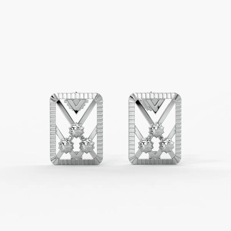 Avira Chevron Garden Earrings