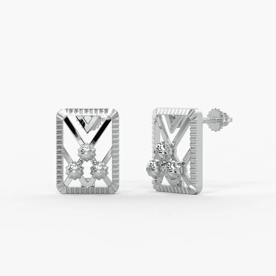 Avira Chevron Garden Earrings