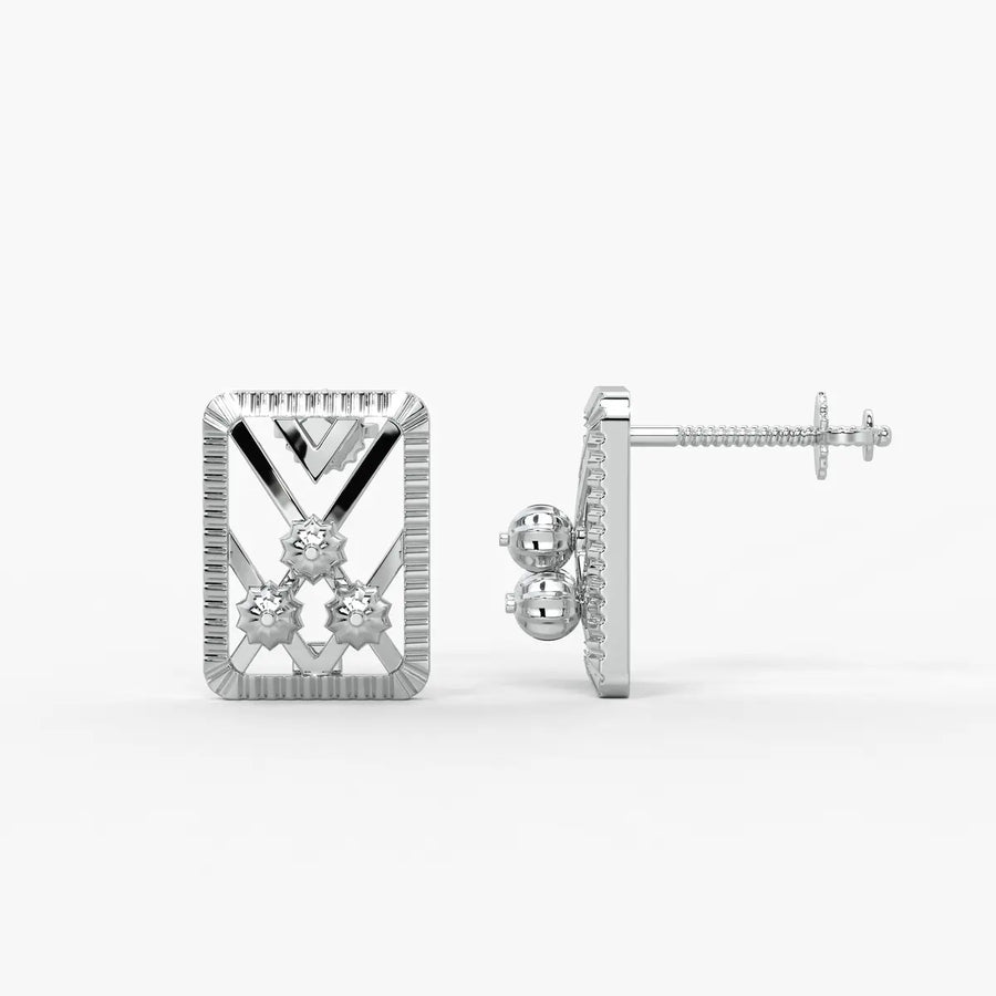 Avira Chevron Garden Earrings