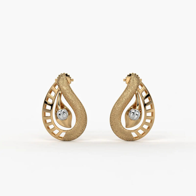 Prisha Paisley Dewdrop Earrings