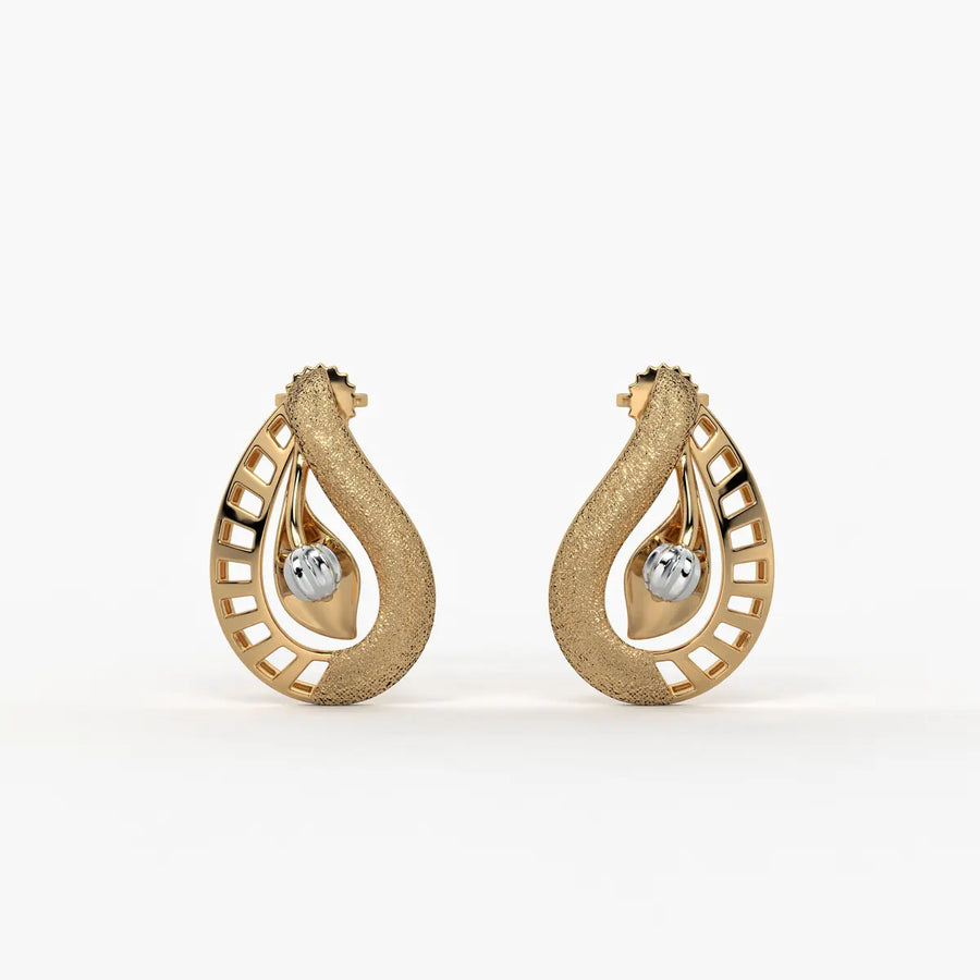 Prisha Paisley Dewdrop Earrings