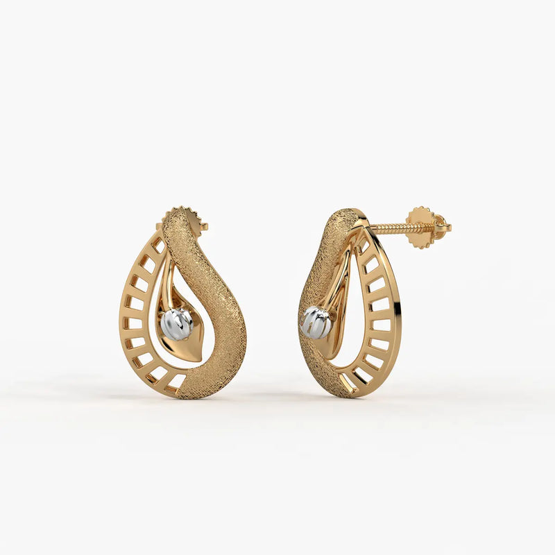 Prisha Paisley Dewdrop Earrings