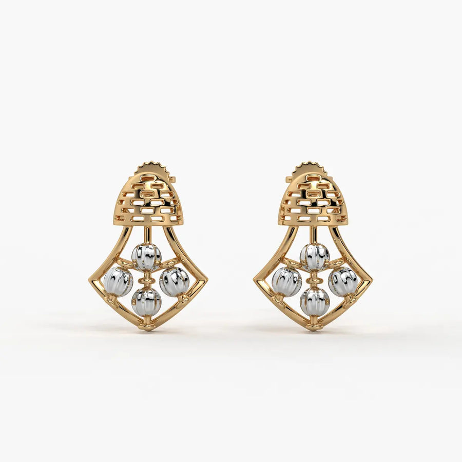 Aadhira Jharokha Tassel Earrings