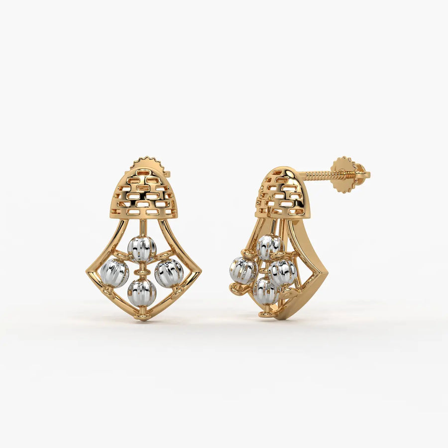 Aadhira Jharokha Tassel Earrings