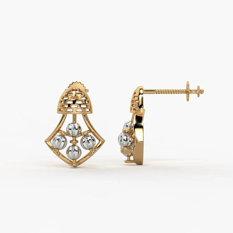 Aadhira Jharokha Tassel Earrings