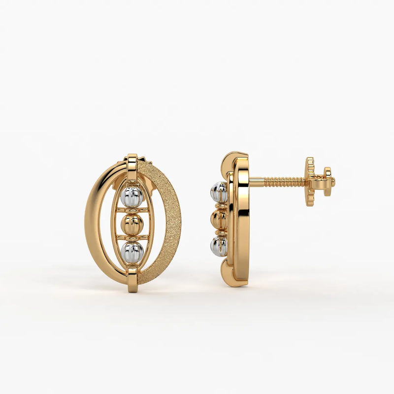 Orbitra Rhythm Stud Earrings
