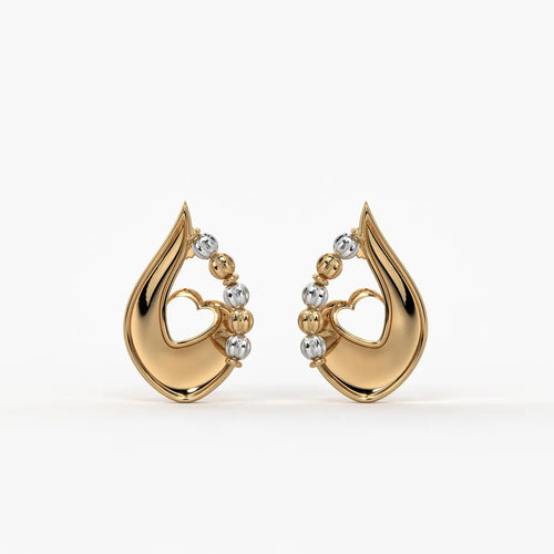 Amora Dewdrop Heart Earrings