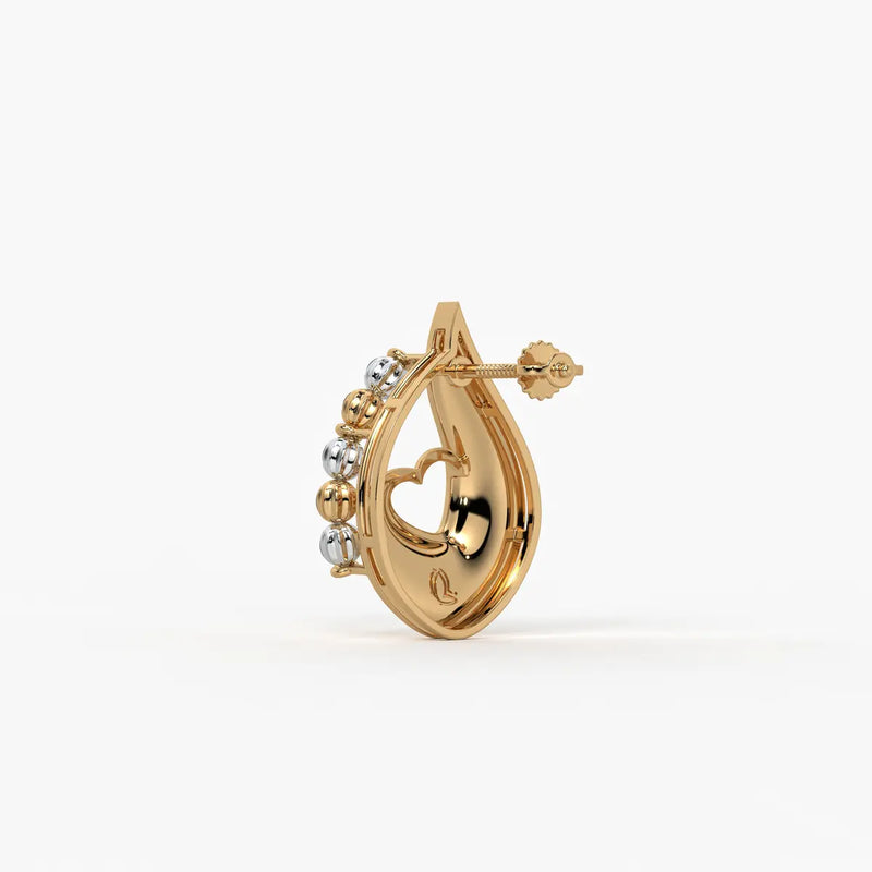 Amora Dewdrop Heart Earrings