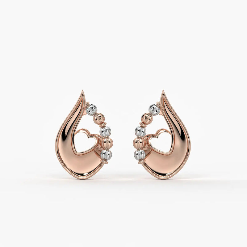 Amora Dewdrop Heart Earrings