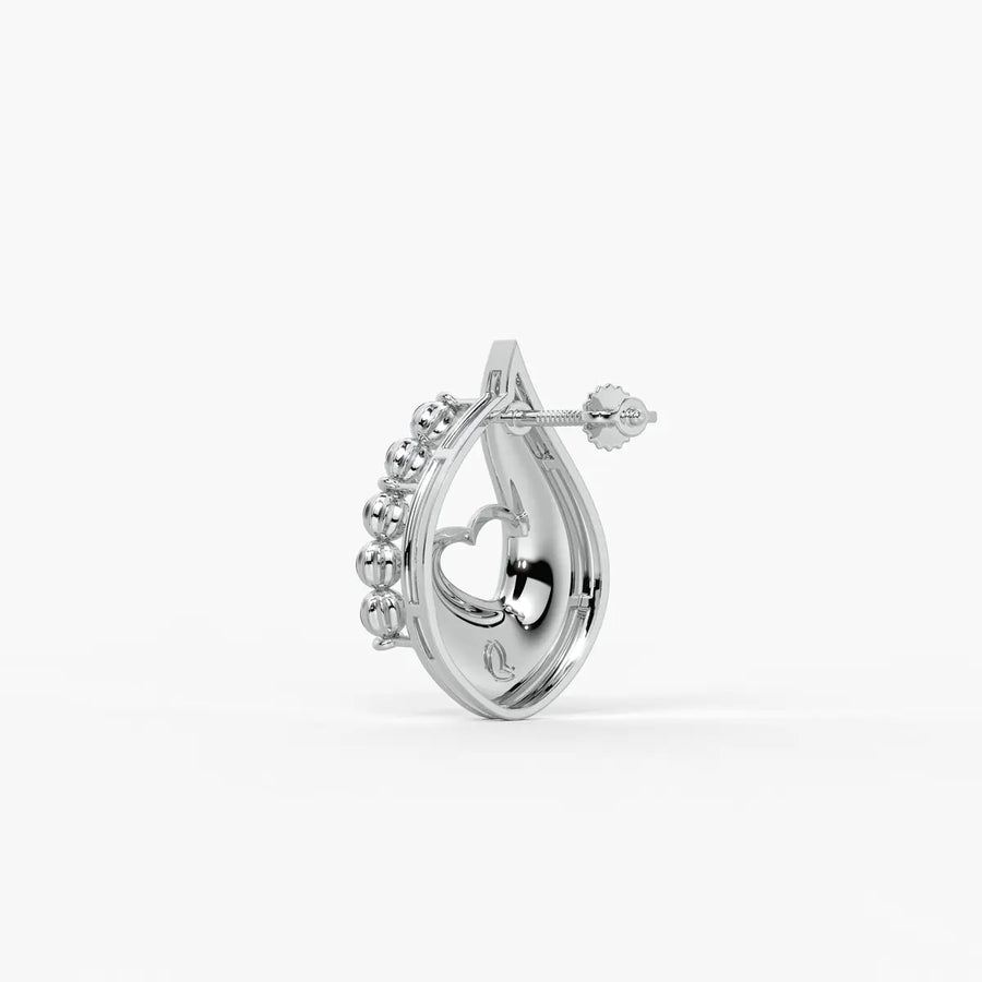 Amora Dewdrop Heart Earrings