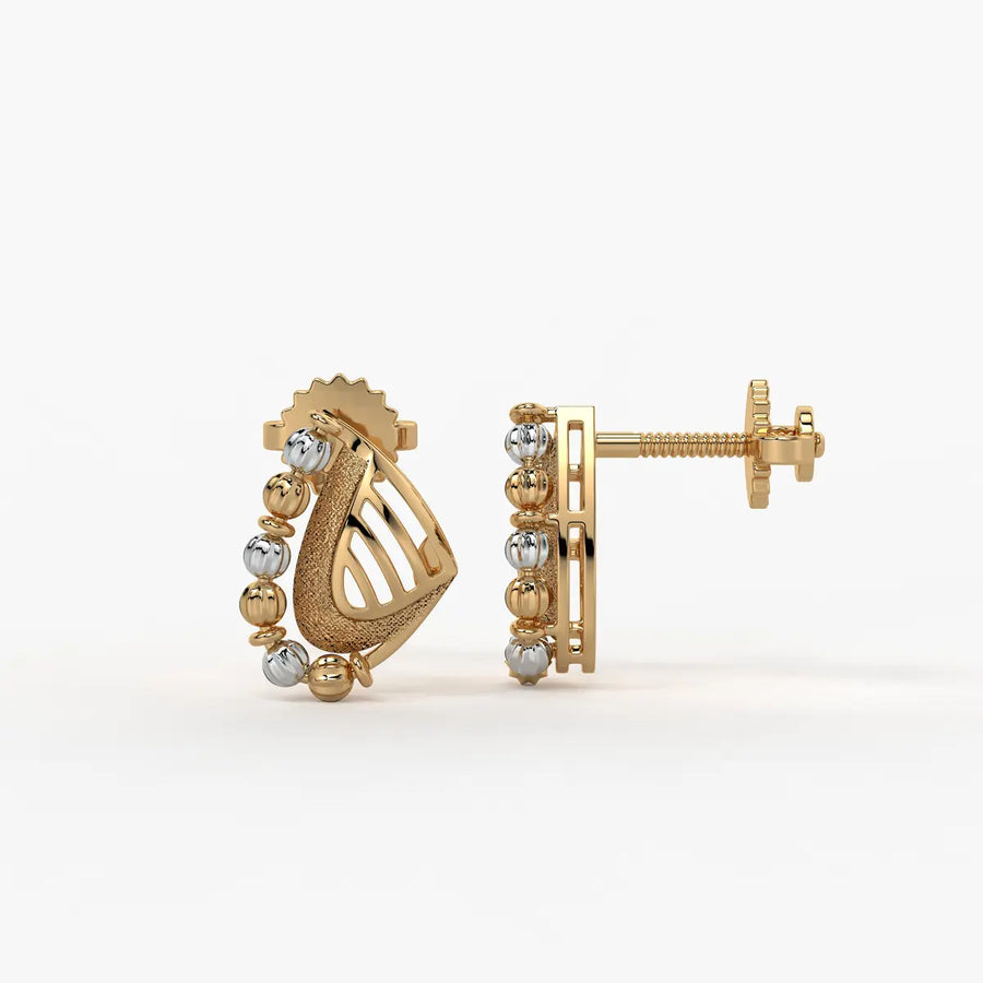 Auralisse Drift Dewdrop Stud Earrings