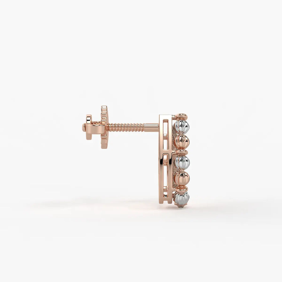 Auralisse Drift Dewdrop Stud Earrings