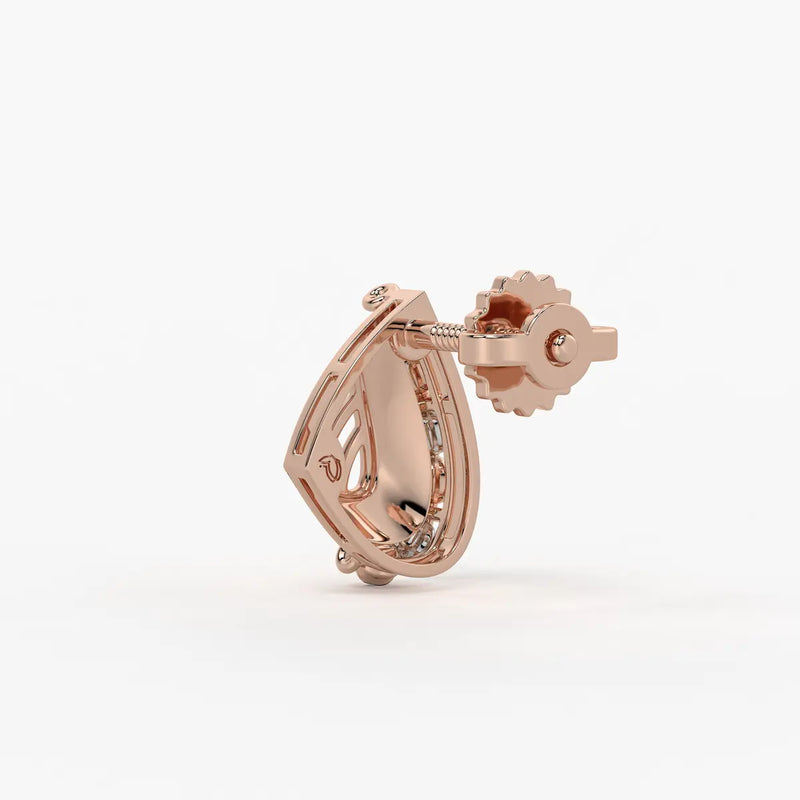 Auralisse Drift Dewdrop Stud Earrings
