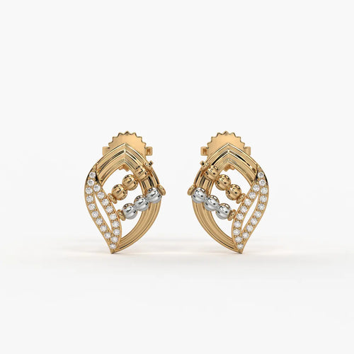 Vayra Leaf Cascade Earrings