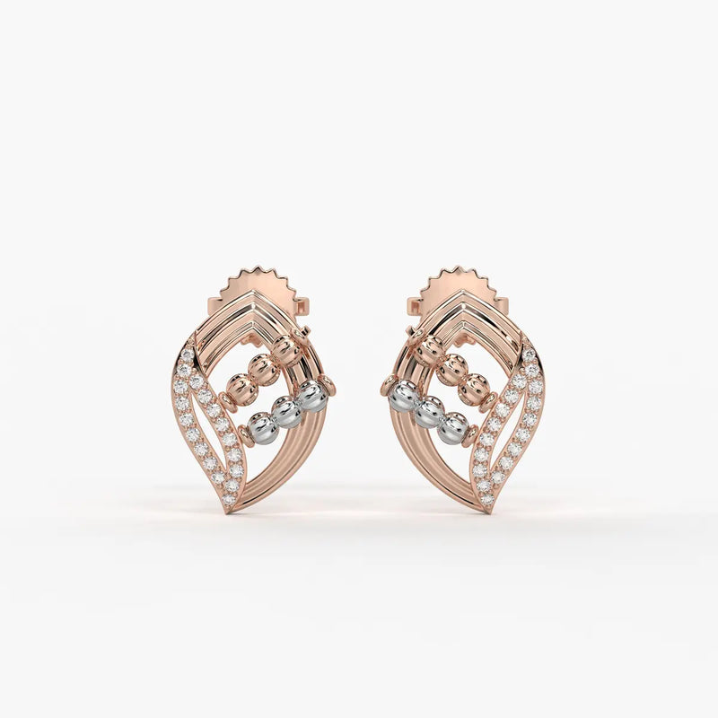 Vayra Leaf Cascade Earrings