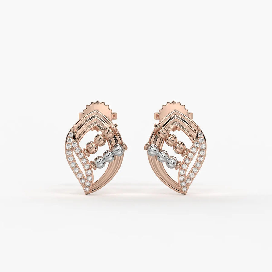 Vayra Leaf Cascade Earrings