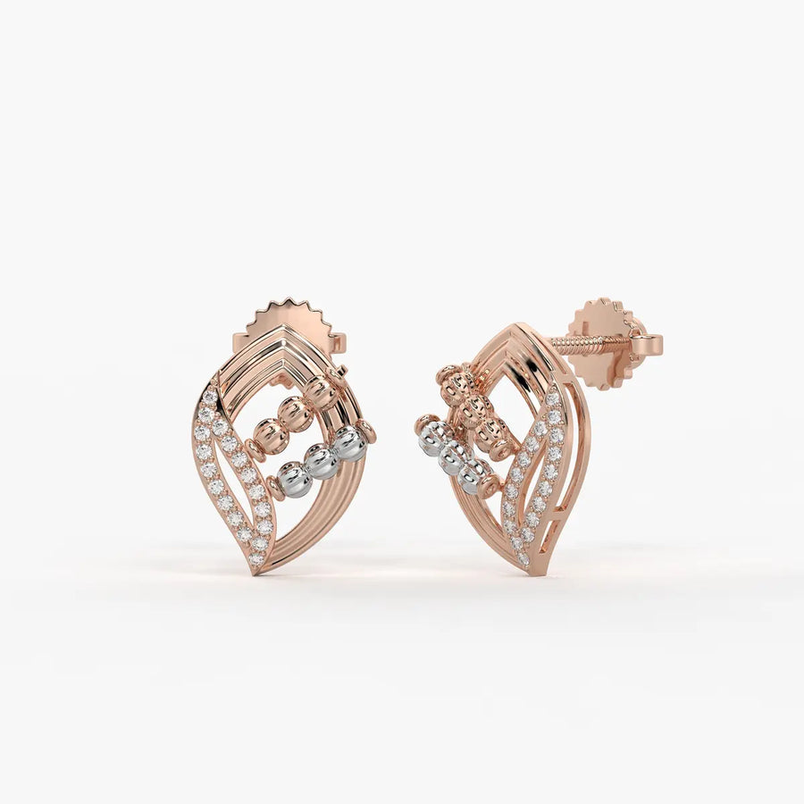 Vayra Leaf Cascade Earrings