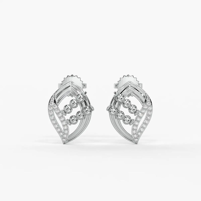 Vayra Leaf Cascade Earrings