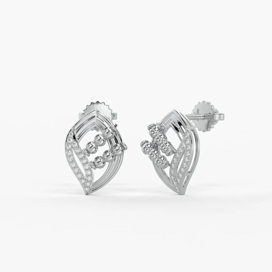 Vayra Leaf Cascade Earrings