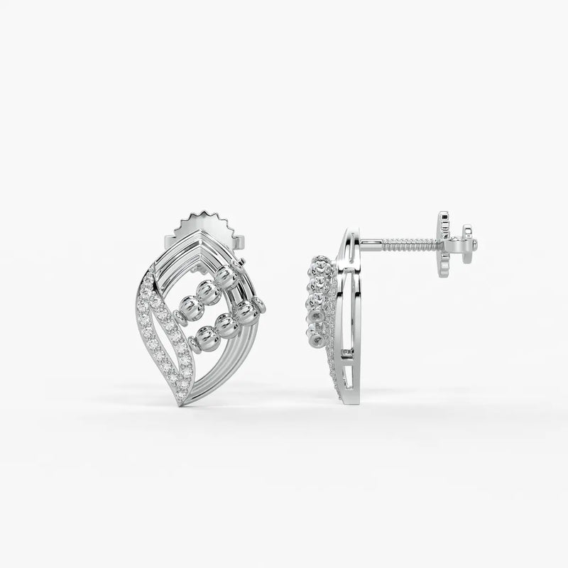 Vayra Leaf Cascade Earrings