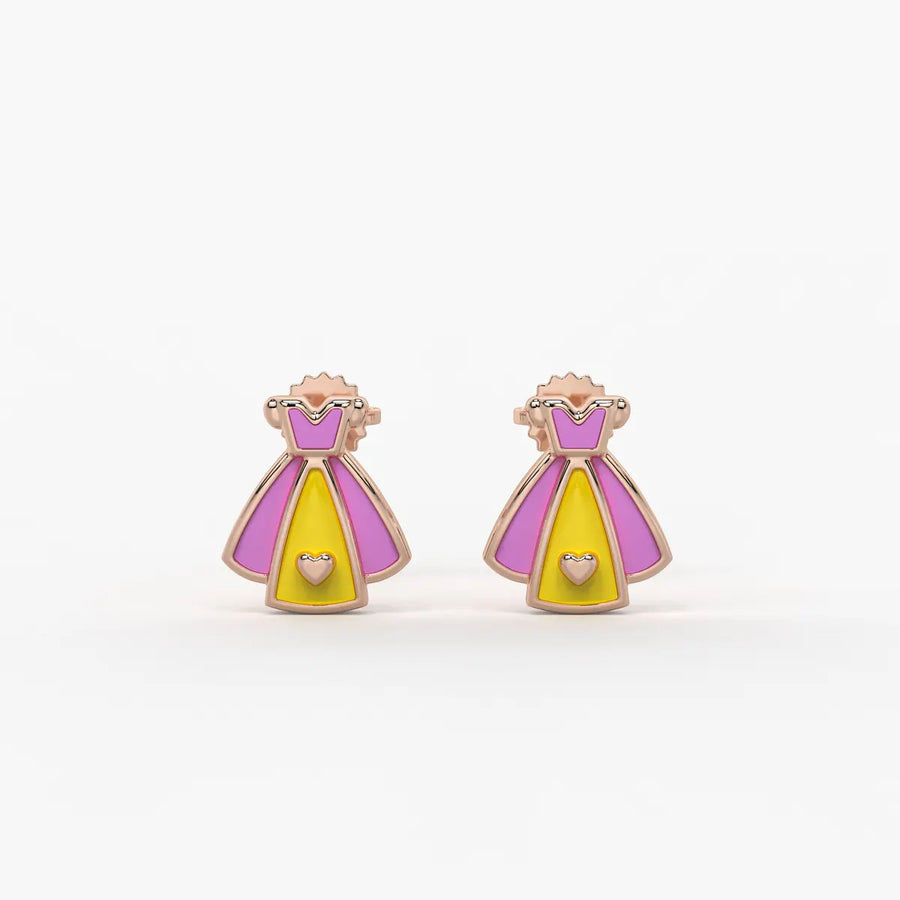 Sweetheart Princess Dress Earrings
