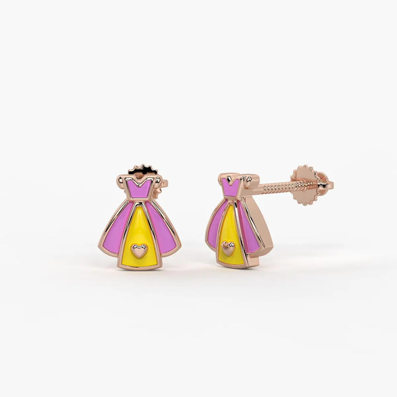 Sweetheart Princess Dress Earrings