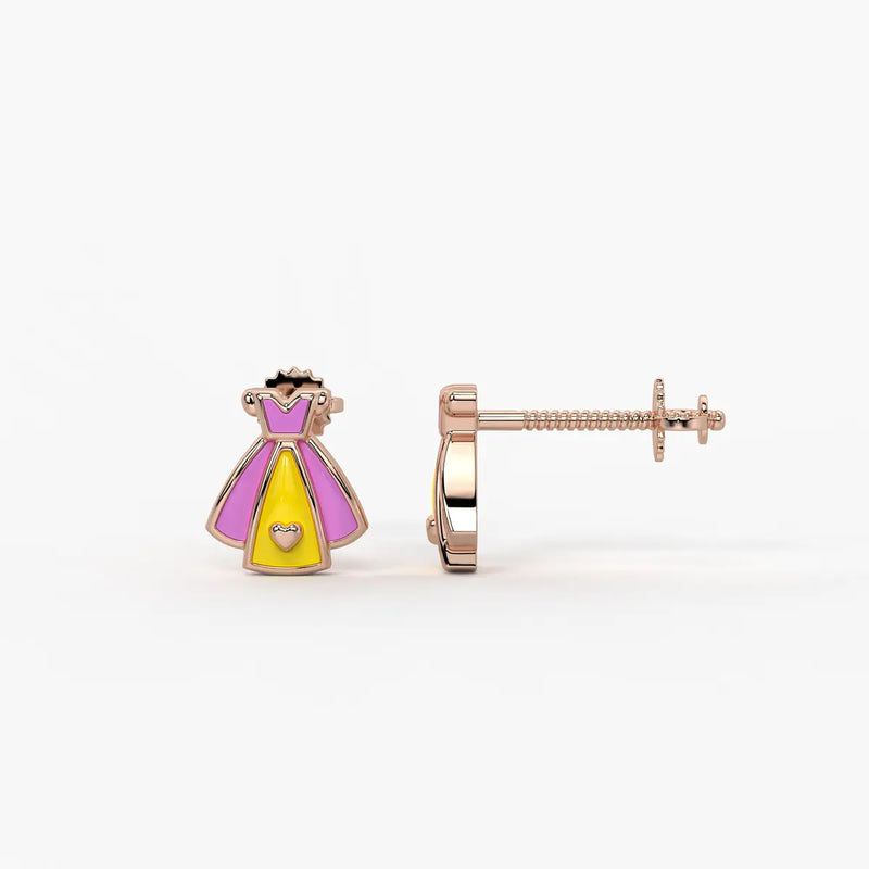 Sweetheart Princess Dress Earrings