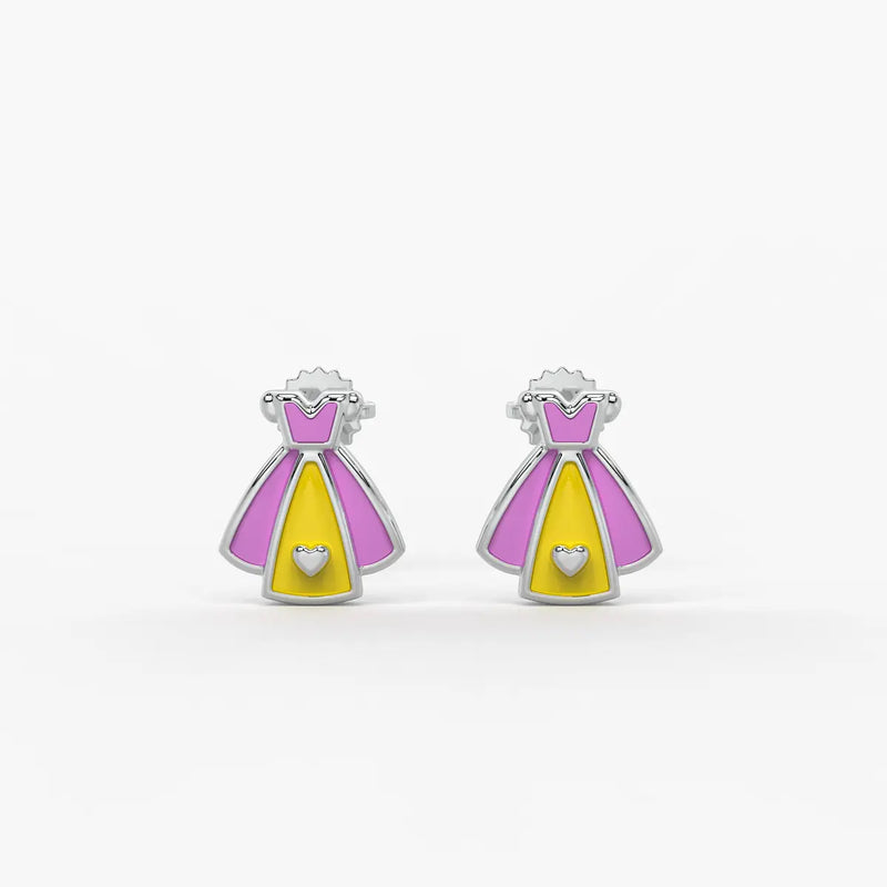 Sweetheart Princess Dress Earrings