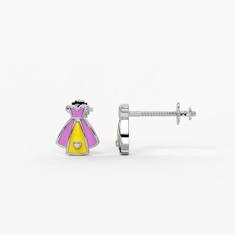 Sweetheart Princess Dress Earrings