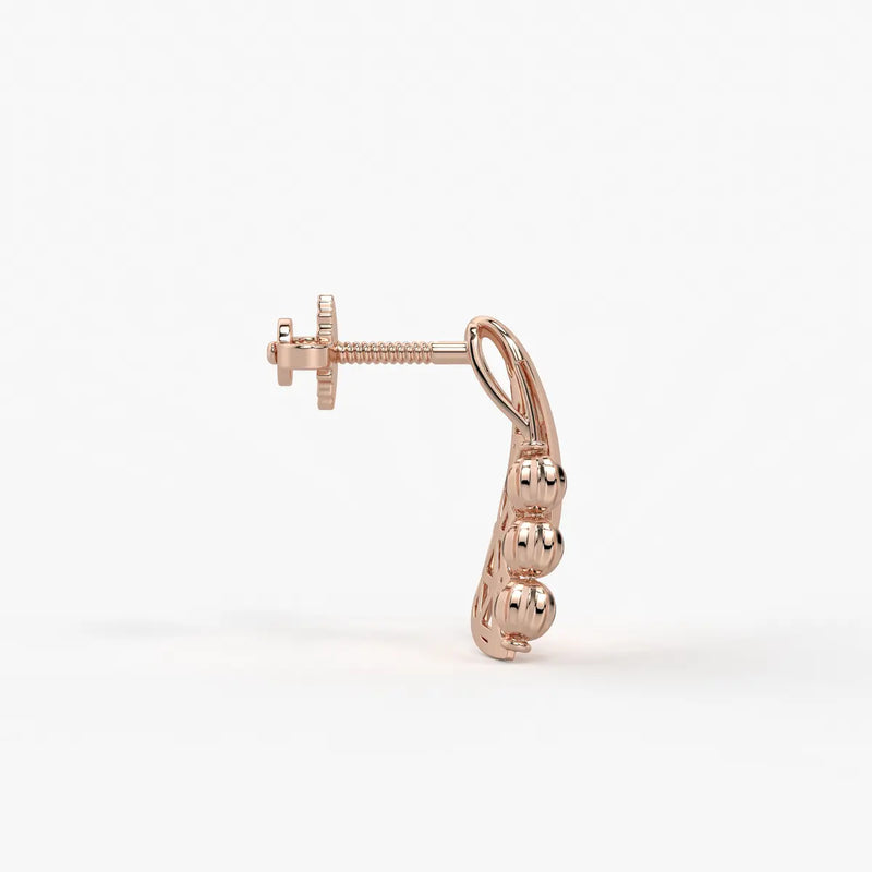 Tarini Swirl Fan Earrings