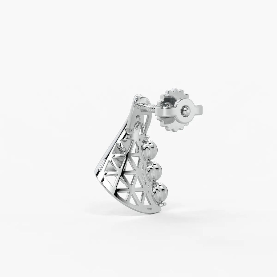 Tarini Swirl Fan Earrings
