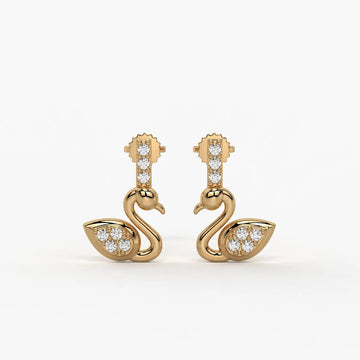 Cygnelle Serenique Swan Drop Earrings