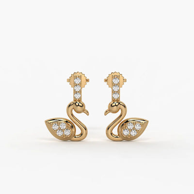 Cygnelle Serenique Swan Drop Earrings