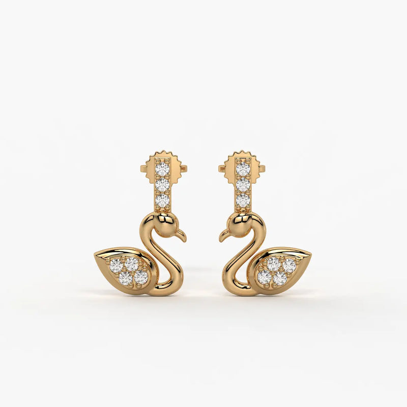 Cygnelle Serenique Swan Drop Earrings