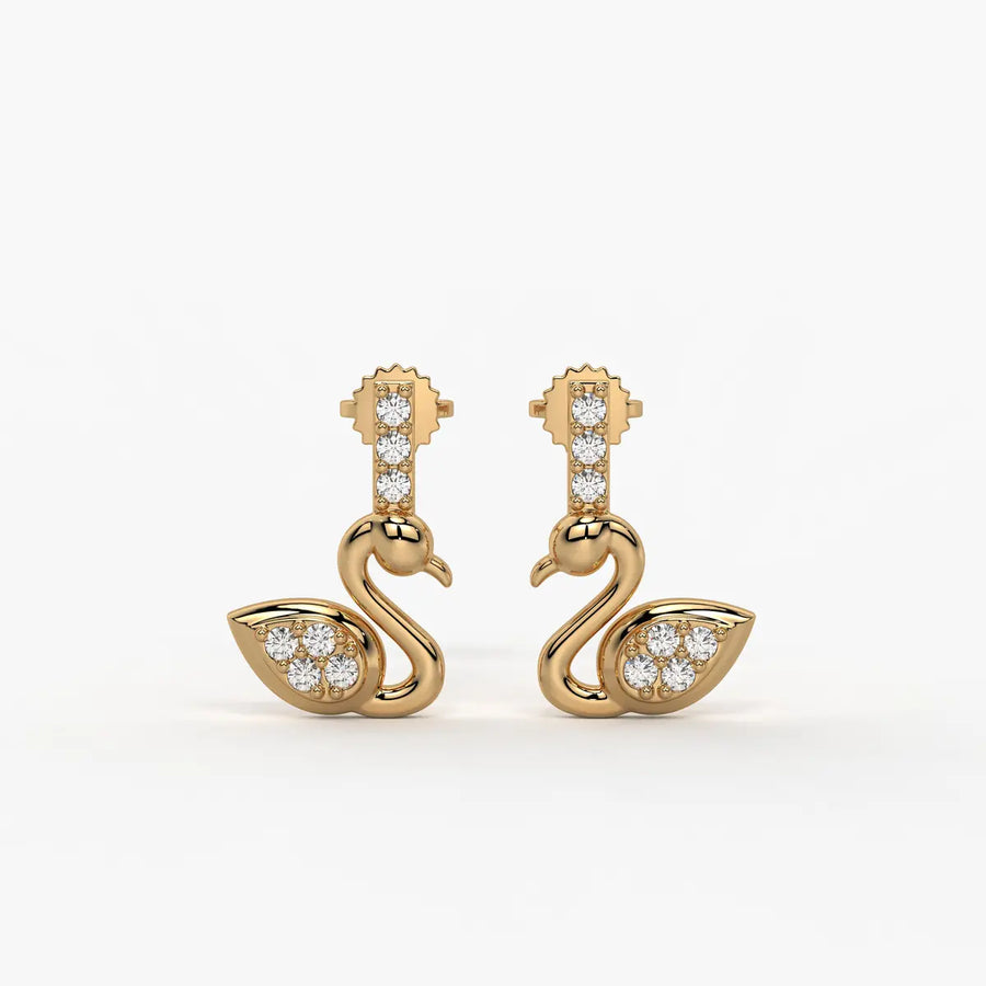 Cygnelle Serenique Swan Drop Earrings